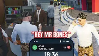 Mr Worldwide Calls Sheriff Bones And Visits Snr Buns | Nopixel 4.0