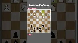 Epic Chess Tactics in Austrian Defense