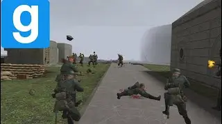 [GMOD NPC BATTLE] US ARMY VS GERMAN ARMY