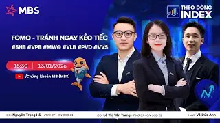FOMO - TRÁNH NGAY KẺO TIẾC | #SHB #VPB #MWG #VLB #PVD #VVS | THEO DÒNG INDEX 13.01.2026