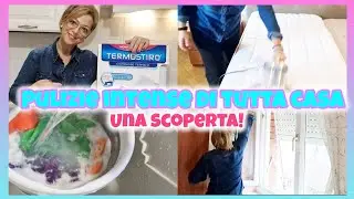 PULIZIA DI TUTTA CASA/UN AGGEGGINO UTILE😱trucchetto x i PANNI😱