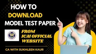 How to Download ICAI Mock Test Papers || ICAI Website Guide 2026📚✅ #icai #ca 