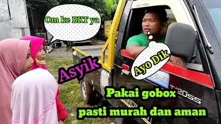 Bermain sepeda di banjir kanal timur (BKT)  💕  Tutorial pesan gobox.