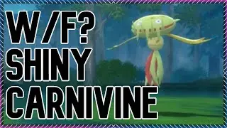 W/F? Live Shiny Carnivine in BDSP Great Marsh after 306 REs #SafariWeek2022