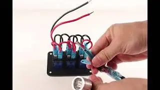 3 Gang Toggle Switch Panel