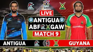 CPL 2025 Live: Antigua & Barbuda Falcons vs Guyana Amazon Warriors Live | ABF vs GAW Live Commentary