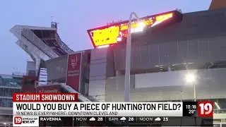 Would you buy a piece of Huntington Bank Field as sports memorabilia?
