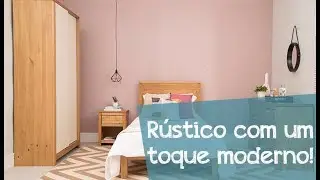Inspira&ccedil;&atilde;o: Quarto R&uacute;stico com um Toque Moderno!