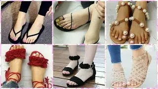 flat sandals collection 2019/Stylish flat shoes design
