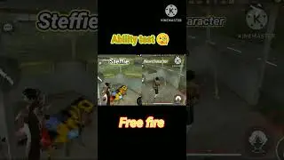 STEFFIE vs NEW CHARACTER ability test🧐 #free fire #shotrs  #AnkitYT