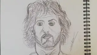 Drawing someone's face | Werewolf painter