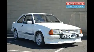 Lot 934 - 1986 Ford Escort RS Turbo - Classic Car and Motorcycle Auction 28th-29th July 2021.