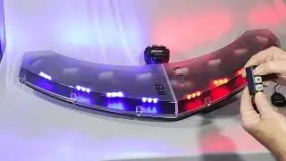 Giroflex azul e vermelho com sirene 100w , driver Rontan, chicotes e suportes , ZAP (31) 98539-0144