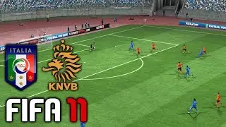 FIFA 11 PC | Italy Vs Holland | Legendary Difficulty | HD 60FPS
