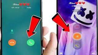 Change mobile caller screen any smartphone || iphone style caller screen android | slide to answer