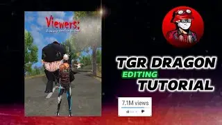 DRAGON EDITING TUTORIAL TGR editing tutorial free fire editing #tgrnrz #editing @NRZ