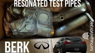 Berk Resonated Test Pipes on Infiniti G37!!