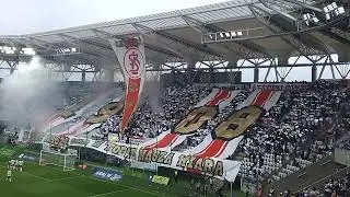 ŁKS Łódź Lech Poznań Oprawa