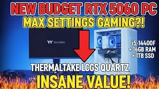 Thermaltake Quartz i1460 Review &mdash; RTX 5060 + i5-14400F Budget Beast!