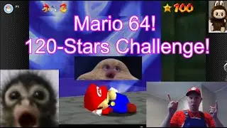 Mario 64! 120-Stars Challenge! #mario64 #nintendo64 #gaming #challenge #mario #cosplay #savesoil