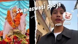 🌀2082🪧Saraswati pooj program at school 💬