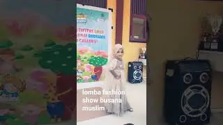 juara 1 lomba fashion show busana muslim, keren banget