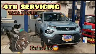 TATA PUNCH 4TH SERVICING | BRAKE-PAD ISSUE RESOLVED | DETAILED VIDEO #tatapunch #4thservice