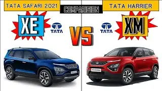 Tata Safari XE vs Tata Harrier XM Base Varient Comparison