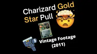 CHARIZARD GOLD STAR PULL (Vintage 2011 Footage, EX Dragon Frontiers Pack Breaks)