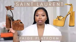 Saint Laurent Paige Platform Sandals