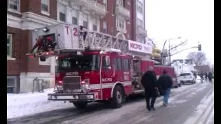 KCFD truck involved in wreck as crews head to apartment fire