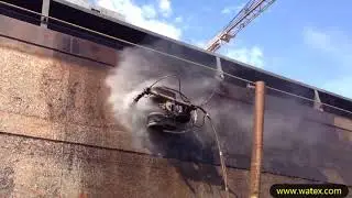 hydro jetting rust/hydro blasting rust/water blasting rust/water jetting rust/hydro blasting machine