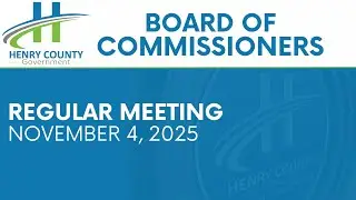 Board of Commissioners Meeting |  November 4,  2025