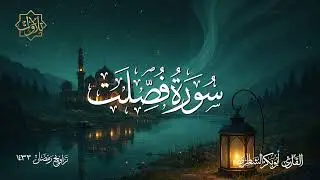 تلاوة خاشعة لسورة فصّلت للشيخ أبي بكر الشاطري - تراويح رمضان 1433 هـ