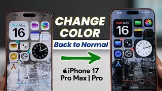 How To Change iPhone Color Back To Normal Settings!