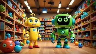 Five Toy Robots Know the Days | Days of the Week Song for | Nursery Rhymes and Preschool Learning