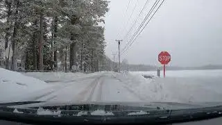 Driving near Caroga Lake NY 3/11/2023