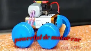 How to Make a Powered Car Very Simple - DIY Electric Mini Car-at a home 