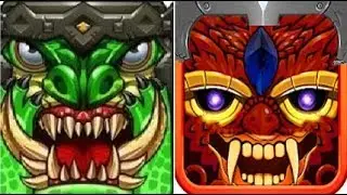 Super Monster Temple Dash 3D vs Temple Lost Oz Endless Run