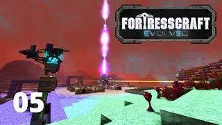 СЕРЬЕЗНАЯ ЗАЩИТА! | FortressCraft Evolved - E05