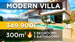 Villa in Spain 🌴 Modern villa with 3 bedrooms and 3 bathrooms in the golf course area of Villamartin