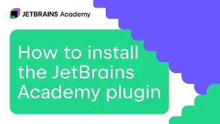 How to install the JetBrains Academy plugin