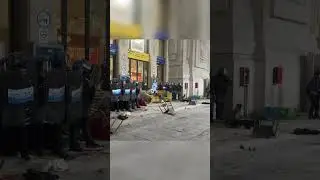 Milan Erupts in Violent 
