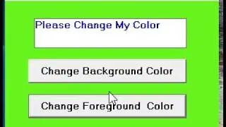 The VB App that changes Color