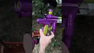 CCM Paintball S6.5 для стрельбы и хронографа, глянцевый, фиолетово-зеленый