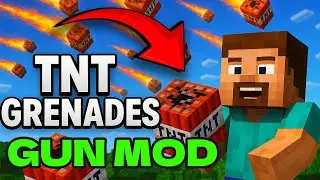 TNT Grenades Minecraft Gun Mod &ndash; Throwing Dynamite Like a Pro in Minecraft!