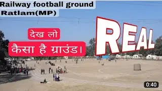 Railway football ground Ratlam ll Group d pet centre Western railway 10/01/2023 se 21/01