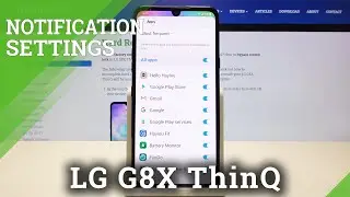 LG G8X ThinQ Notification Settings - Customize Notifications