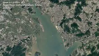Pearl River Delta Shenzhen, China - Earth Timelapse