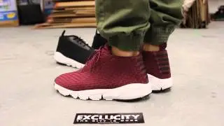 Nike Footscape Desert Chukka - Maroon - White - On-feet Video at Exclucity